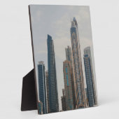 Architektur von Dubai Marina Fotoplatte (Seite)