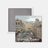 Architektur von Edinburgh, Schottland Magnet (Vorderseite/Rückseite)