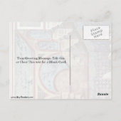 Architektur von Giotto Di Bondone Postkarte (Rückseite)