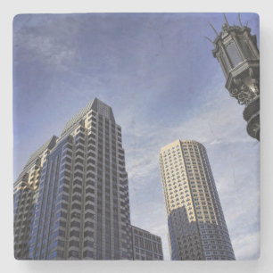 Architektur von im Stadtzentrum gelegenem Boston Steinuntersetzer