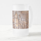 ARCHITEKTUR VON KRAKOW POLEN MATTGLAS BIERGLAS (VorderseiteRechts)