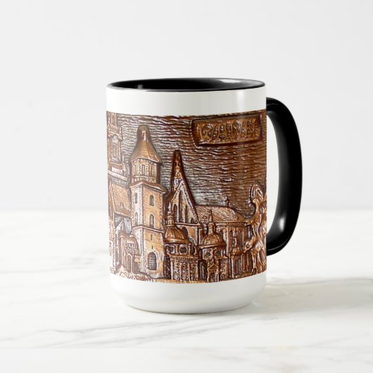 ARCHITEKTUR VON KRAKOW POLEN TASSE (VorderseiteRechts)