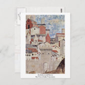 Architektur. von Piero Della Francesca Postkarte (Vorne/Hinten)