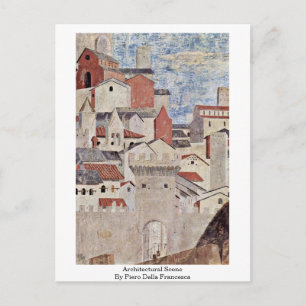 Architektur. von Piero Della Francesca Postkarte