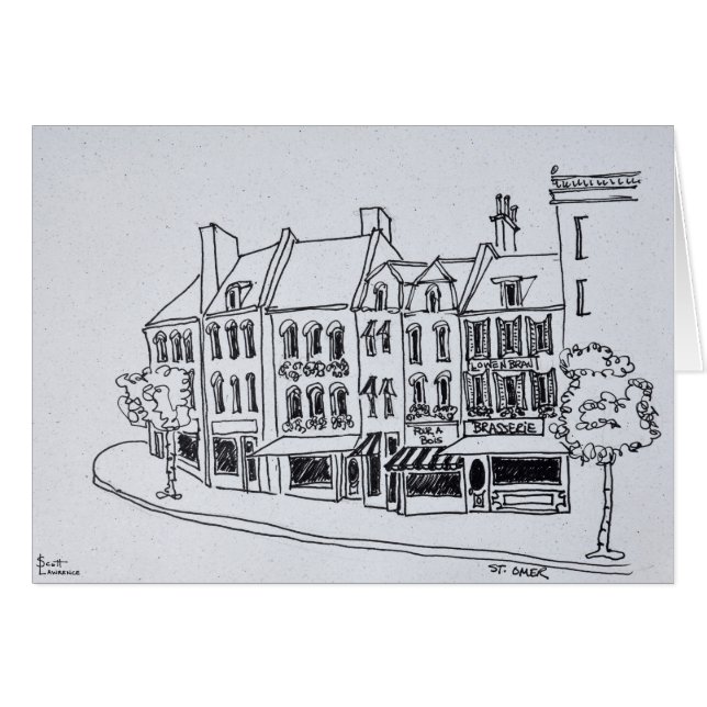 Architektur von Saint-Omer, Frankreich (Vorderseite (Horizontal))