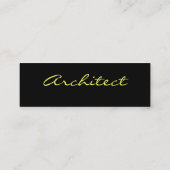 Architektur Windows II Mini Visitenkarte (Rückseite)