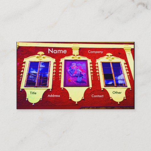 Architektur Windows V Visitenkarte (Vorderseite)