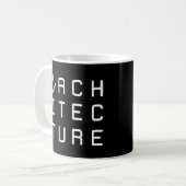 Architekturarchitektur Kaffeetasse (Vorderseite Links)