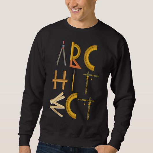 Architekturarchitektur Sweatshirt (Vorderseite)