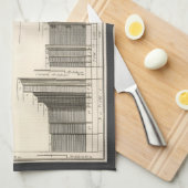 Architekturaufträge, Vintage Unternehmungen Geschirrtuch (Viertel Falte)