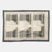 Architekturaufträge, Vintage Unternehmungen Geschirrtuch (Horizontal)