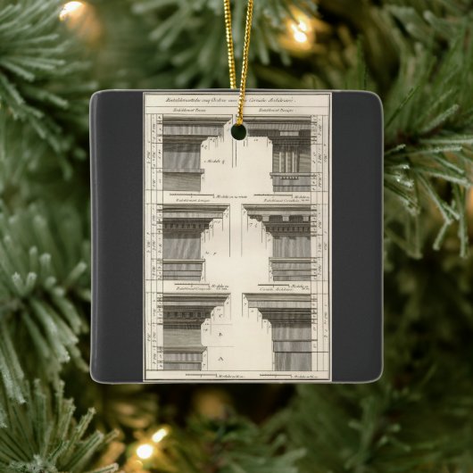 Architekturaufträge, Vintage Unternehmungen Keramikornament (Baum)