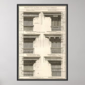 Architekturaufträge, Vintage Unternehmungen Poster (Vorne)