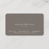 Architekturbaukarte Zuhause Wood Business Card Visitenkarte (Rückseite)