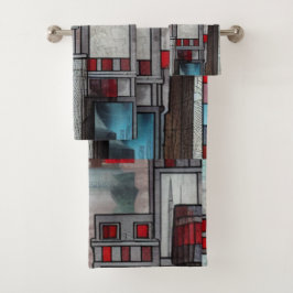 Architekturbeeindruckungen Badhandtuch Set