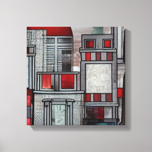 Architekturbeeindruckungen Leinwanddruck