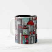 Architekturbeeindruckungen Zweifarbige Tasse (Vorderseite Links)
