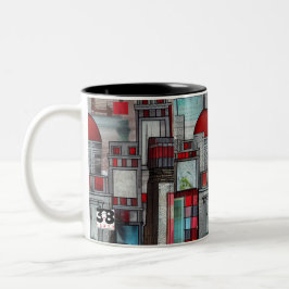 Architekturbeeindruckungen Zweifarbige Tasse