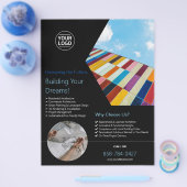 Architekturbüro Maßgeschneiderter Flyer (Einzeln)