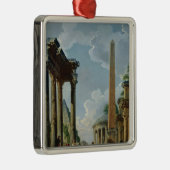 ArchitekturCapriccio mit einem Prediger Silbernes Ornament (Rechts)