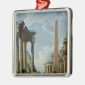 ArchitekturCapriccio mit einem Prediger Silbernes Ornament (Links)