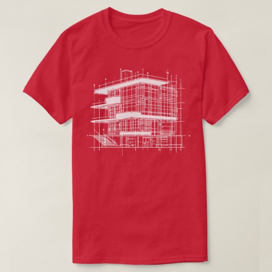Architekturdesign T-Shirt (Design vorne)