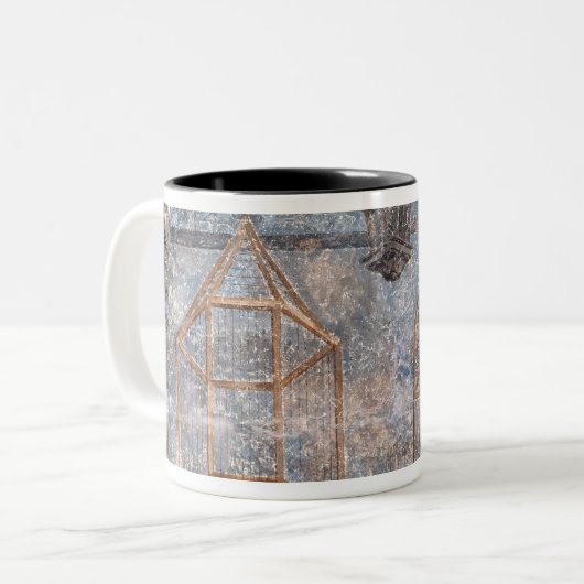 Architekturdetails von Schlafzimmer Papstes Zweifarbige Tasse (Vorderseite Links)