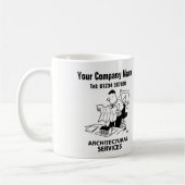Architekturdienstleistungen Cartoon Tasse (Links)