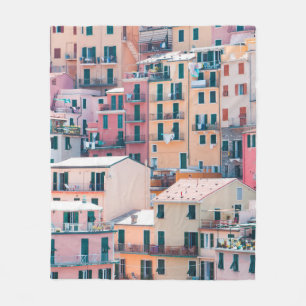 ARCHITEKTURELLE FOTOGRAFIE VON KONKRETEN HÄUSERN FLEECEDECKE