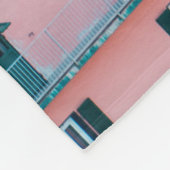 ARCHITEKTURELLE FOTOGRAFIE VON KONKRETEN HÄUSERN FLEECEDECKE (Ecke)