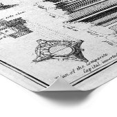 ARCHITEKTURELLE SPALTEN ARCH DETAILS 1728 POSTER (Ecke)