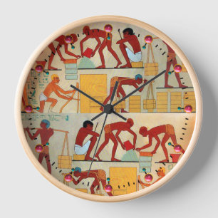 ARCHITEKTURELLER BAU VON ANTIQUE ÄGYPT UHR