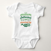 Architekturenthusiast mit Pflanze Vegan Baby Strampler (Vorderseite)