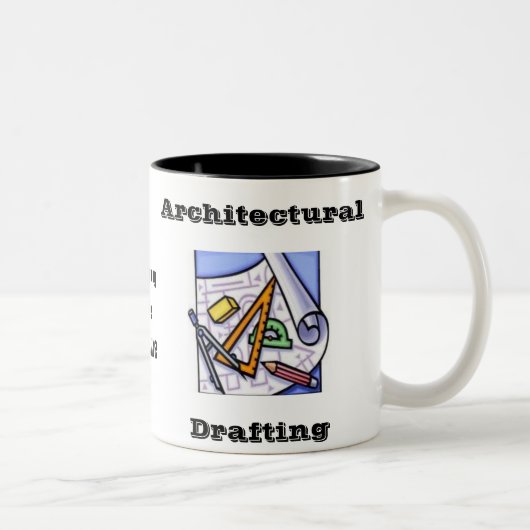 Architekturentwurf Zweifarbige Tasse (Rechts)
