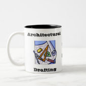 Architekturentwurf Zweifarbige Tasse (Links)