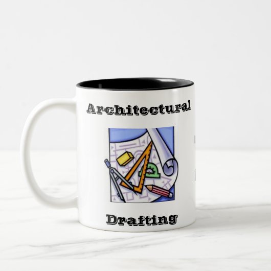 Architekturentwurf Zweifarbige Tasse (Links)