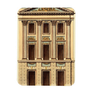 Architekturfassade durch Jean Deneufforge Magnet