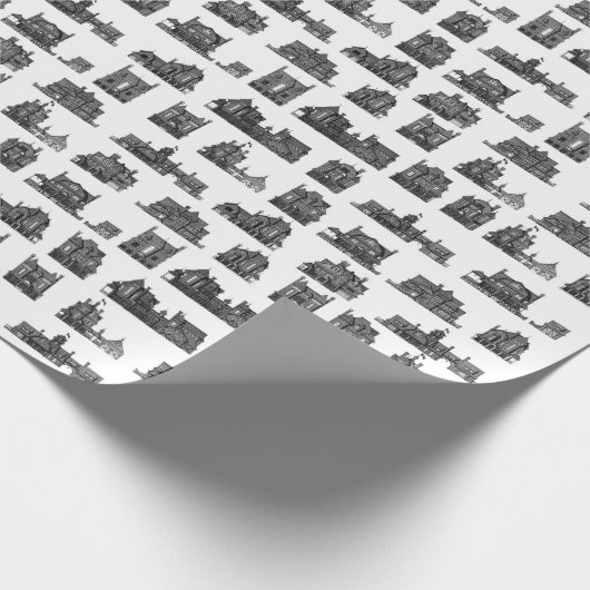 Architekturgeschenk-Verpackung Geschenkpapier (Ecke)