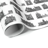 Architekturgeschenk-Verpackung Geschenkpapier (Rolleneckpunkt)