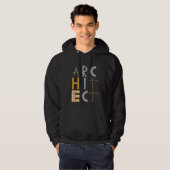 Architekturgeschenke Architekturstudenten Hoodie (Vorne ganz)
