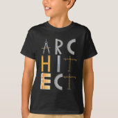 Architekturgeschenke Architekturstudenten T-Shirt (Vorderseite)