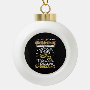 Architekturgeschenke Keramik Kugel-Ornament