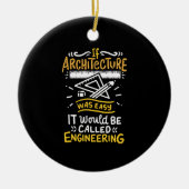 Architekturgeschenke Keramik Ornament (Vorne)