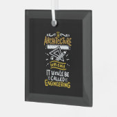 Architekturgeschenke Ornament Aus Glas (Vorderseite links)