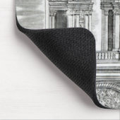 Architekturillustration Mousepad (Ecke)