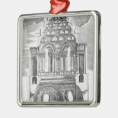 Architekturillustration Silbernes Ornament (Links)