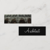 Architekturische Visitenkarte - Anpassbar (Vorne/Hinten)