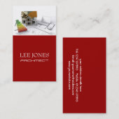 Architekturkarte Visitenkarte (Vorne/Hinten)