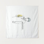 Architekturkunst aus einer Hand Wandteppich (Vorderseite (Horizontal))