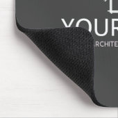Architekturlogo für das Unternehmensgründungsunter Mousepad (Ecke)
